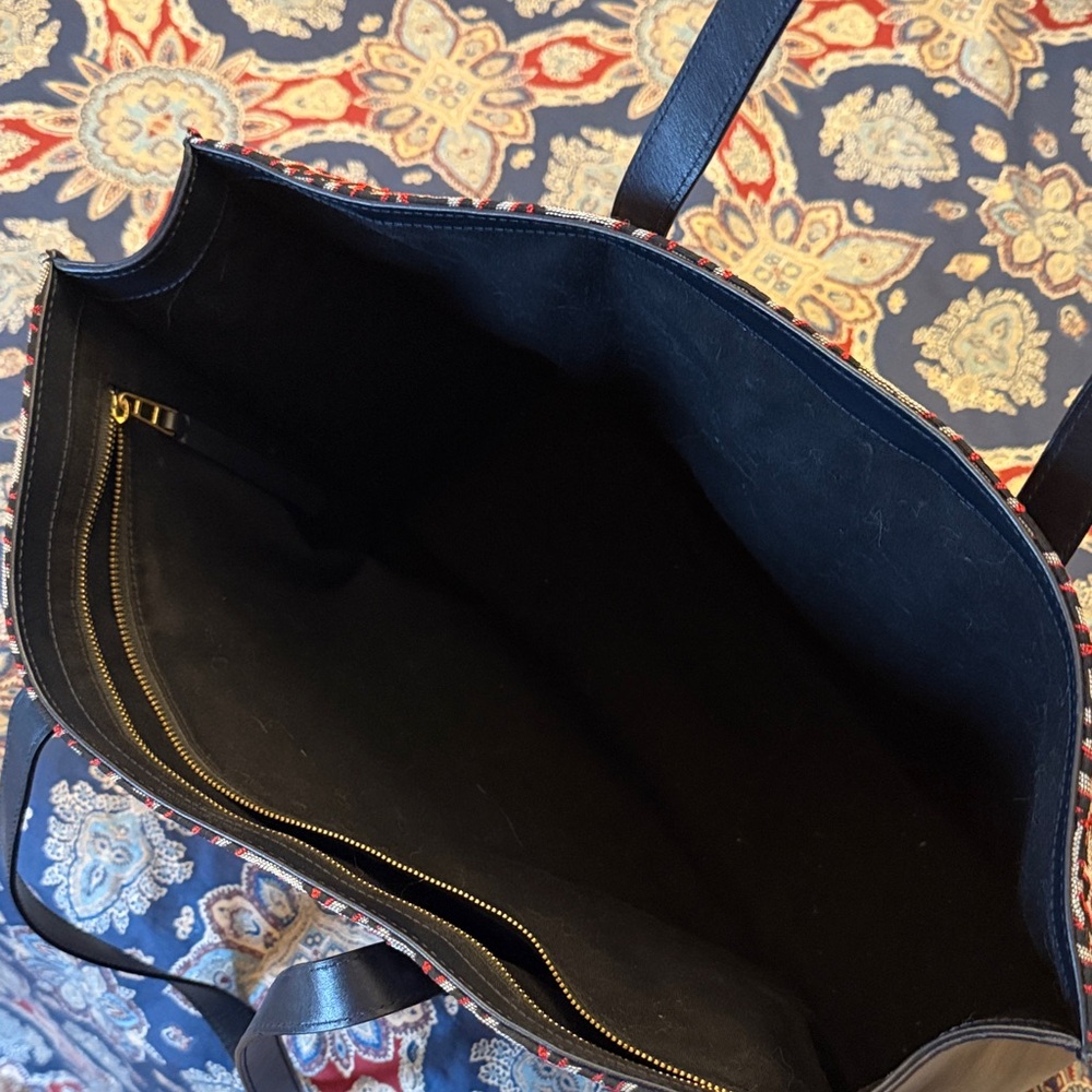 Zadig & Voltaire Black and Brown Patterned Tote - Picture 5 of 5